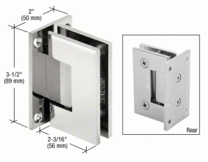 Wall Mount Full Back Plate Hinges 